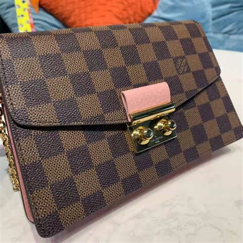 lv chain wallet|louis vuitton croisette chain wallet.